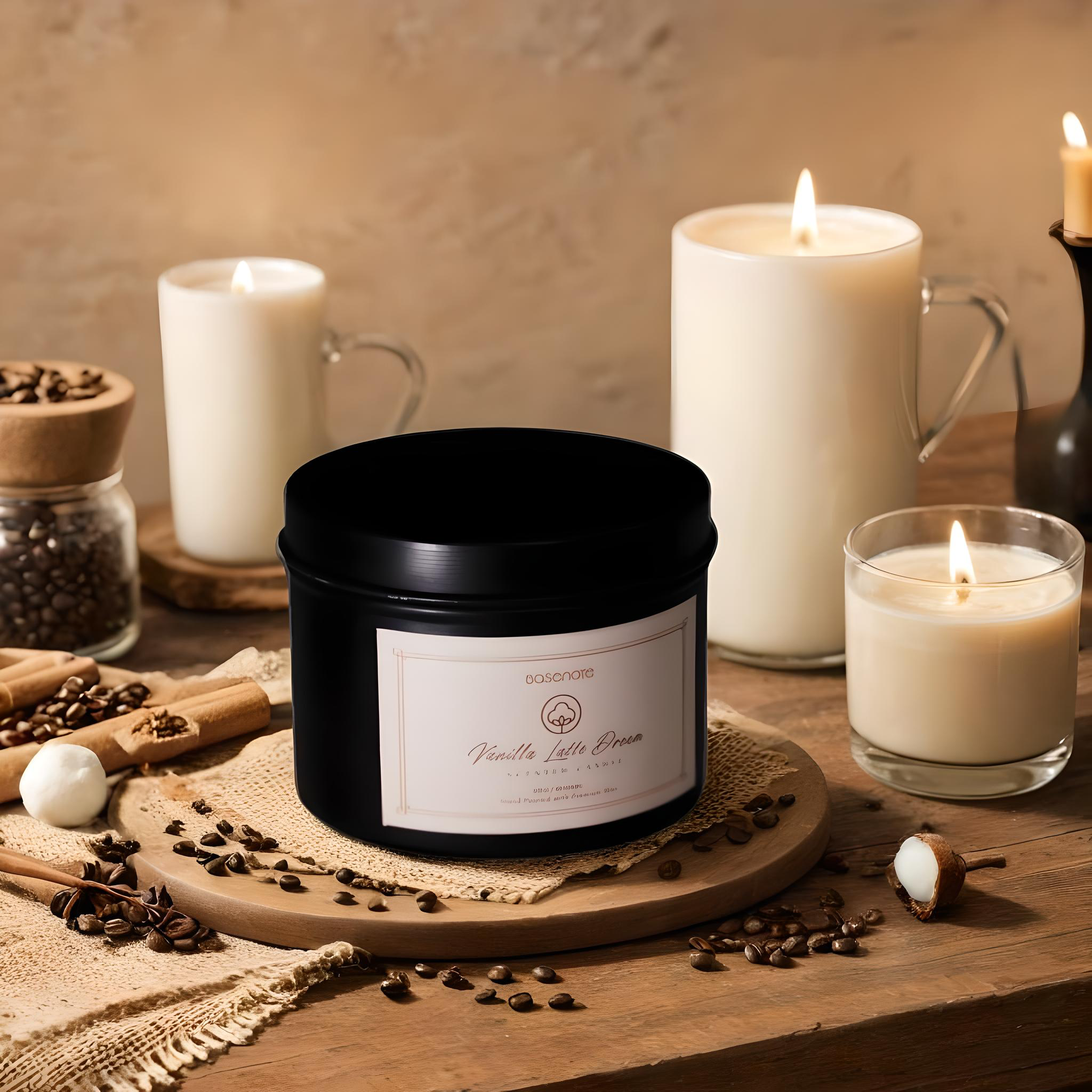 Vanilla Latte Dream (Scented Candle)